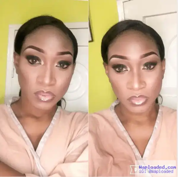 Actress Oge Okoye stuns in new makeup photo